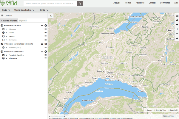 Guichet cartographique du canton de Vaud