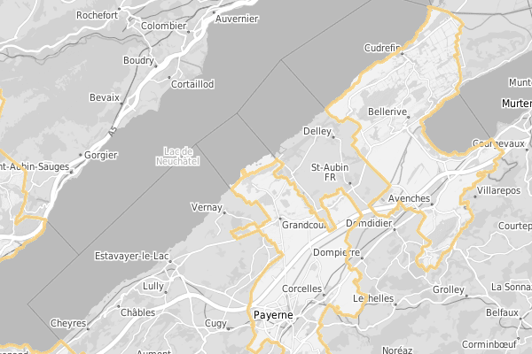 Arrondissements des routes cantonales