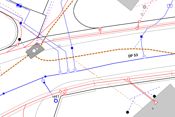 Plan de synthèse des réseaux de la Commune de Belmont-sur-Lausanne