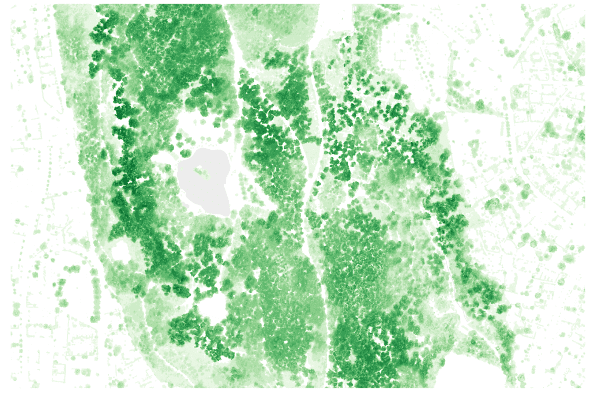 LIDAR 2019 - Modèle numérique de hauteur de végétation (MNHV)