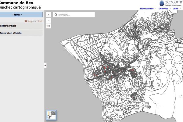 Guichet cartographique de Bex