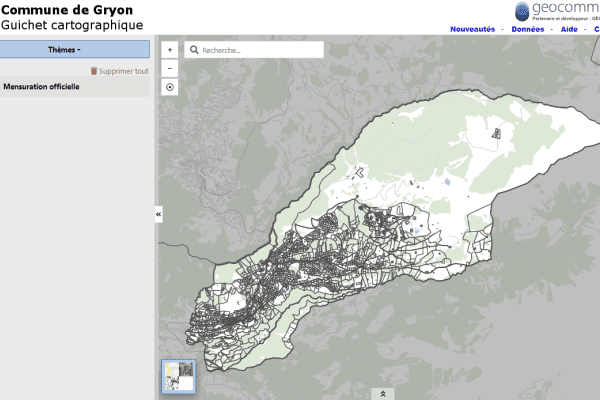 Guichet cartographique de Gryon