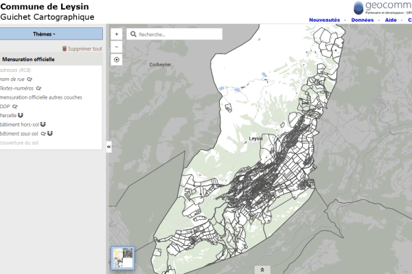 Guichet cartographique de Leysin