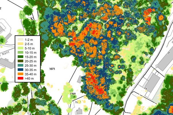 LIDAR-Riviera 2012 - Canopée