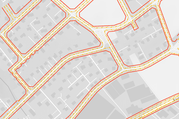 Limites des constructions des routes - Interlis