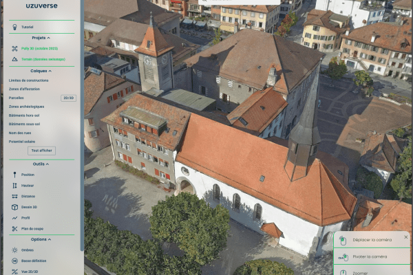 Guichet cartographique 3D Pully Uzuverse