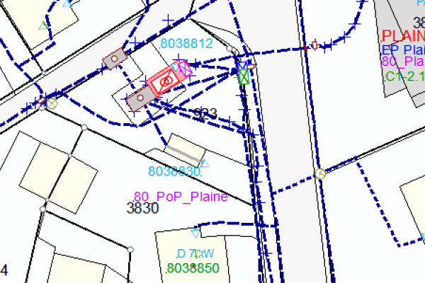 Genedis SA Réseau télévision et fibre optique zone C3