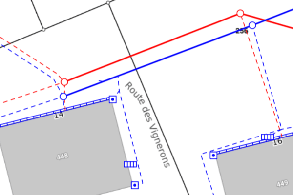 Réseau d'assainissement des eaux claires et usées