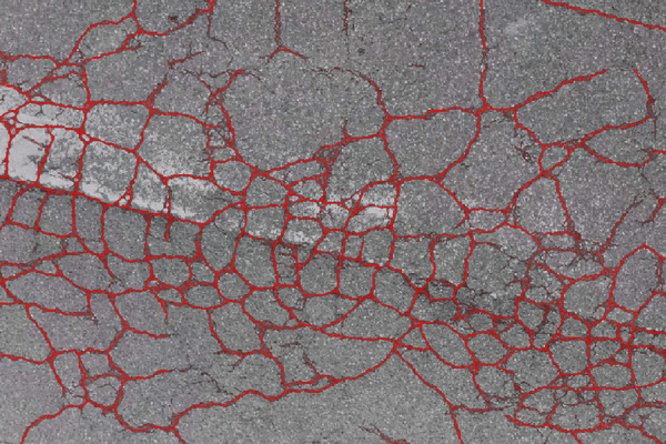 Orthoimages / orthophotos à 1 mm/pixel de routes