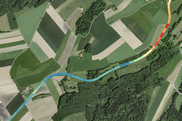 Orthoimages / orthophotos à 1 mm/pixel de routes