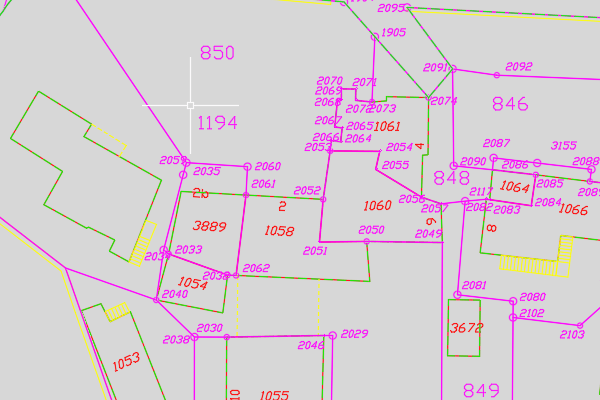 Cadastre - Mensuration officielle (MO) et Numérisation simplifiée (NPCS) - DXF et Shapefile