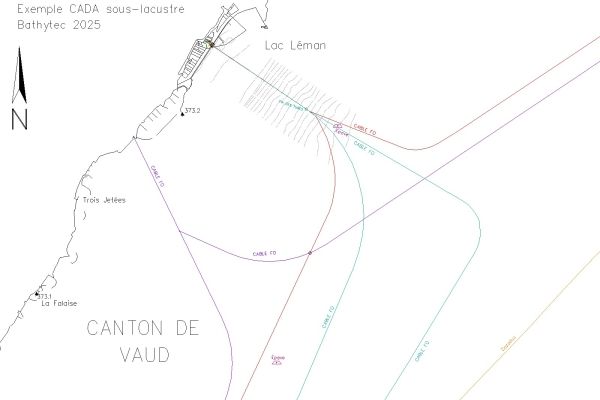 Cadastre sous-lacustre du Léman