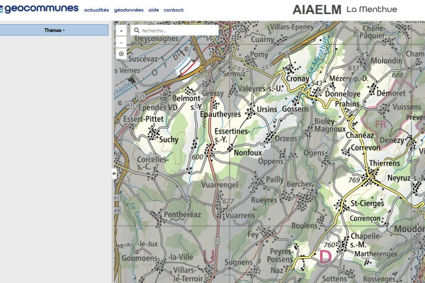 Géoportail intercommunal de l'AIAELM