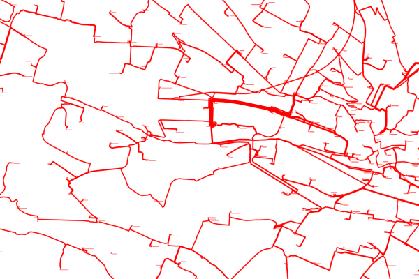 Réseaux électriques HT/MT géoschématiques pour les communes