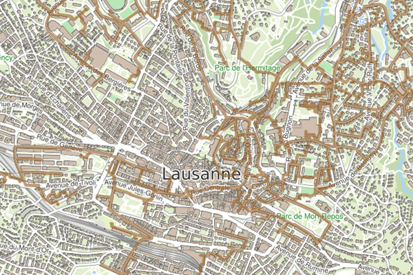 Réseau existant du chauffage à distance / CAD / CàD