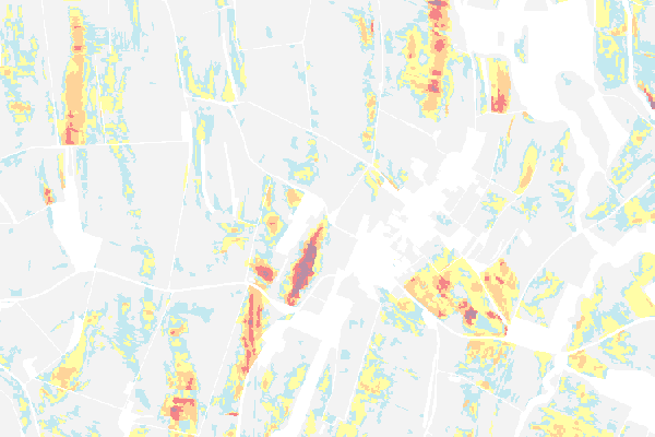Danger d'érosion des sols