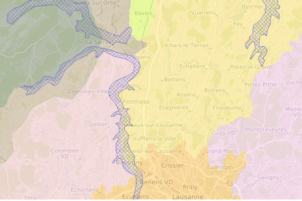 Typologie des paysages vaudois