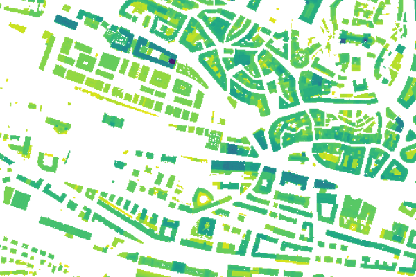 LiDAR 2025 - Modèle numérique de hauteur des bâtiments (MNHB)