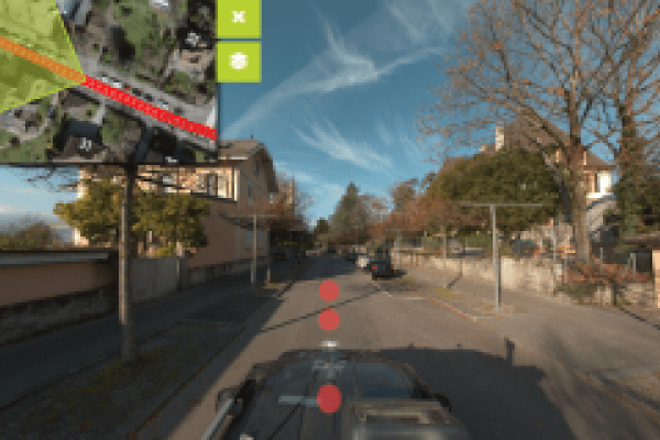 Photographies panoramiques 2026 des rues de Vevey