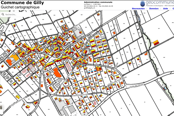 Guichet cartographique de Gilly