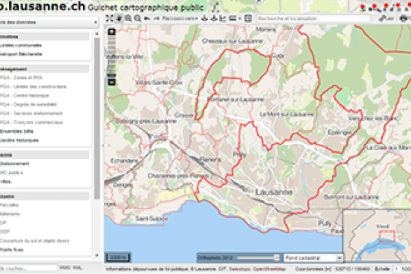 Guichet cartographique de Lausanne