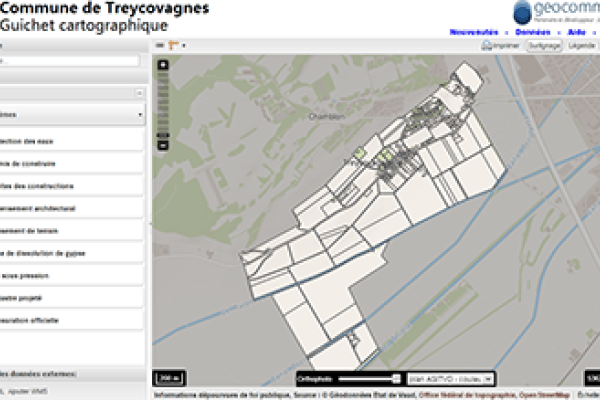 Géoportail communal de Treycovagnes