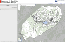 Guichet cartographique de Rossinière