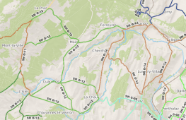 Parcours de service hivernal des routes cantonales