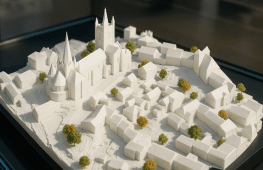 UzuTopo - Maquette blanche (impression 3D)
