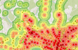 Qualité de desserte par les transports publics