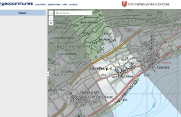 Géoportail communal de Corcelles-près-Concise