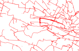 Réseaux électriques HT/MT géoschématiques pour les communes