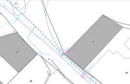 Plan de réseau d'eau potable