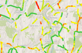 Relevé de l'état des routes cantonales