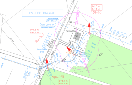 Gazoduc haute pression - sociétés Gaznat et Unigaz